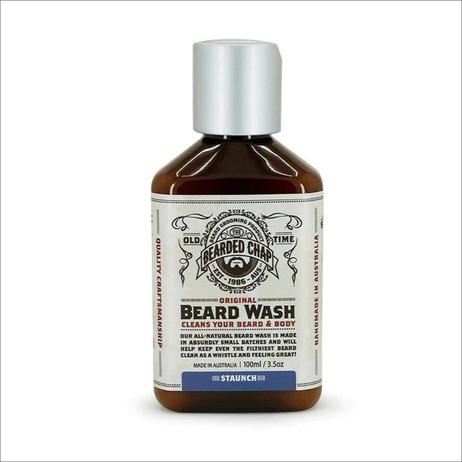 The Bearded Chap Original Beard Wash Staunch 100ml - Cosmetics Fragrance Direct-9349410000332