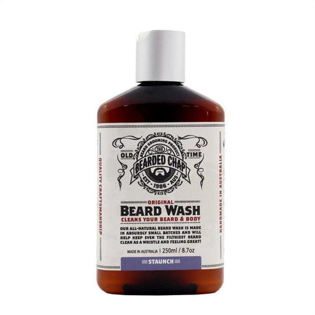The Bearded Chap Original Beard Wash Staunch 250ml - Cosmetics Fragrance Direct-9349410000097