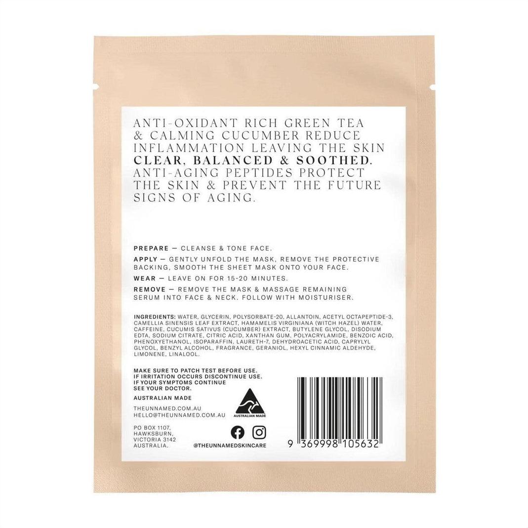 The Unnamed Clarifying & Soothing Sheet Mask 25ml - Cosmetics Fragrance Direct-9369998105632