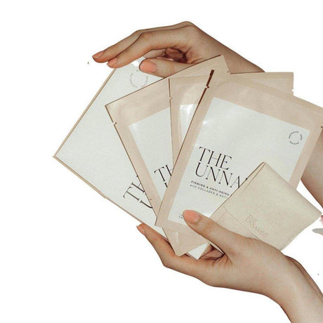 The Unnamed Facial Ritual Set 3 Sheet Masks & Rose Quartz Gua Sha - Cosmetics Fragrance Direct-9369998082728