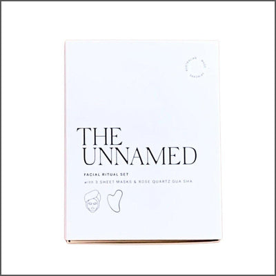 The Unnamed Facial Ritual Set 3 Sheet Masks & Rose Quartz Gua Sha - Cosmetics Fragrance Direct-9369998082728