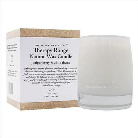 Therapy Range Candle Juniper Berry & White Thyme - Cosmetics Fragrance Direct-61452852