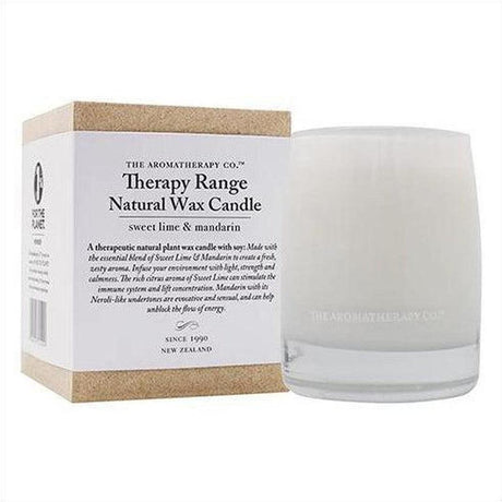 Therapy Range Candle Sweet Lime & Mandarin - Cosmetics Fragrance Direct-9420005325099