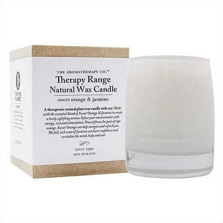 Therapy Range Candle Sweet Orange & Jasmine - Cosmetics Fragrance Direct-9420005325051