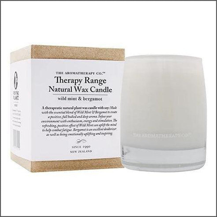 Therapy Range Candle Wild Mint & Bergamot - Cosmetics Fragrance Direct-61387316