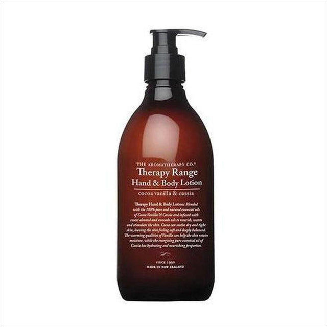 Therapy Range Hand & Body Lotion Cocoa, Vanilla & Cassia - Cosmetics Fragrance Direct-9420005348715