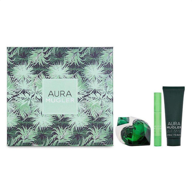 Thierry Mugler Aura Eau De Parfum 30ml 3 piece Gift Set - Cosmetics Fragrance Direct-3439600036237