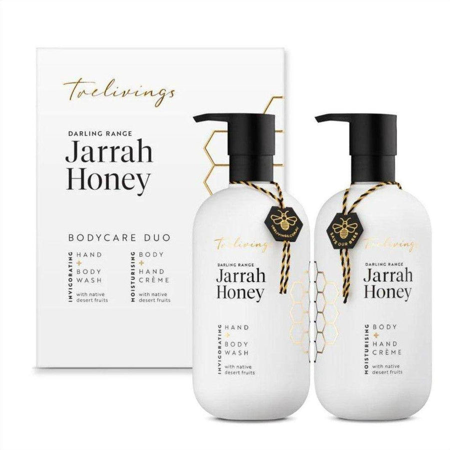 Trelivings Darling Range Jarrah Honey Body Care Duo 2x400ml - Cosmetics Fragrance Direct-9343055098327