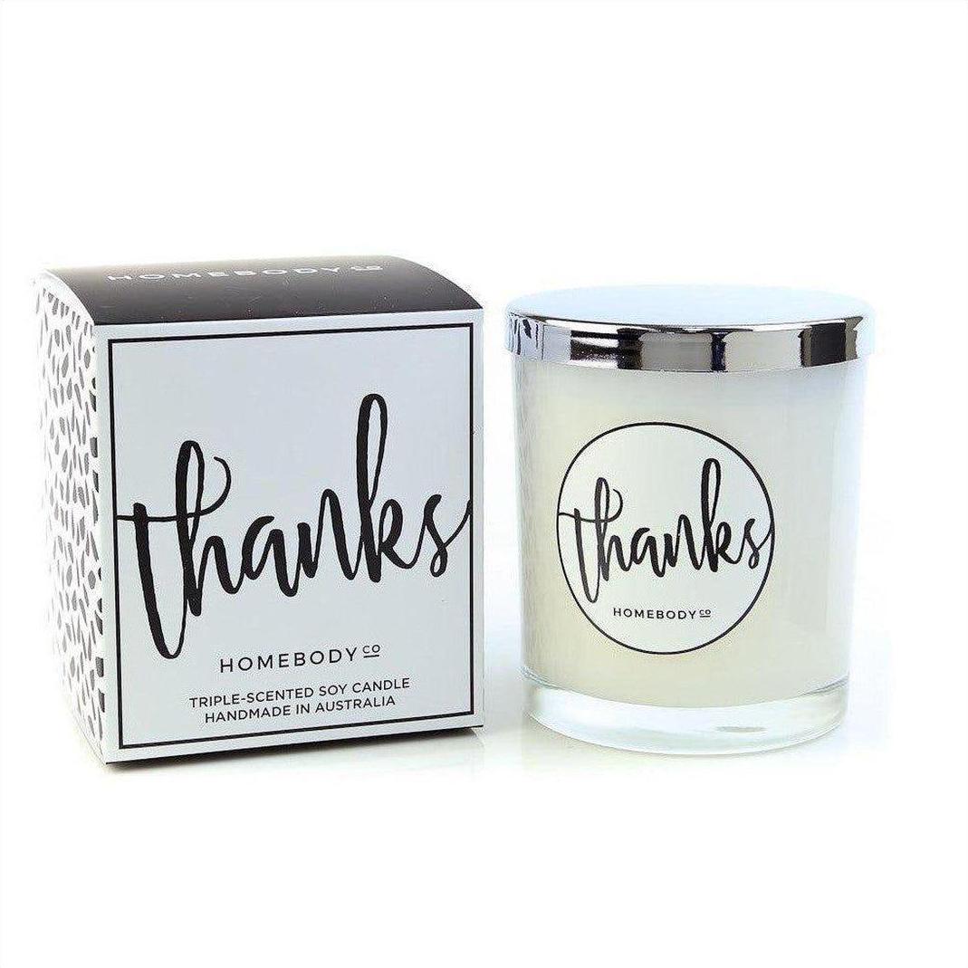 Triple-Scented Soy Candle - Thanks