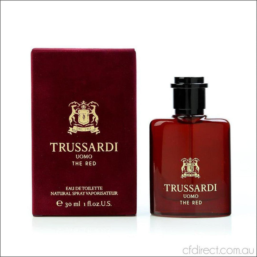 Trussardi Uomo The Red Eau de Toilette 30ml - Cosmetics Fragrance Direct-8011530015183