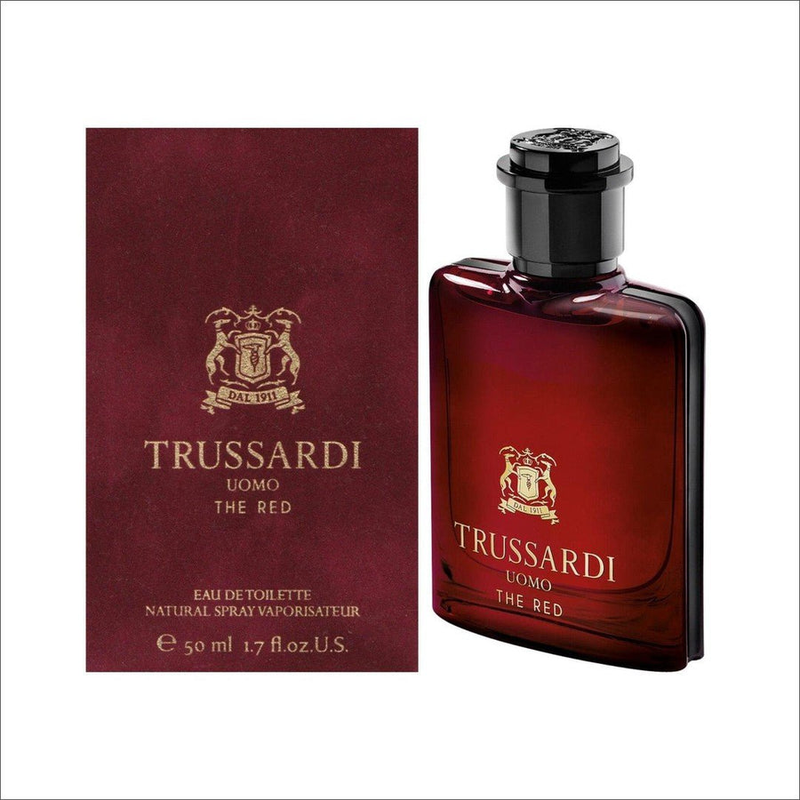 Trussardi Uomo The Red Eau De Toilette 50ml - Cosmetics Fragrance Direct-8011530015206