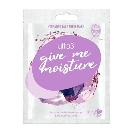 Ulta3 Give Me Moisture Sheet Mask - Cosmetics Fragrance Direct-9329370317848