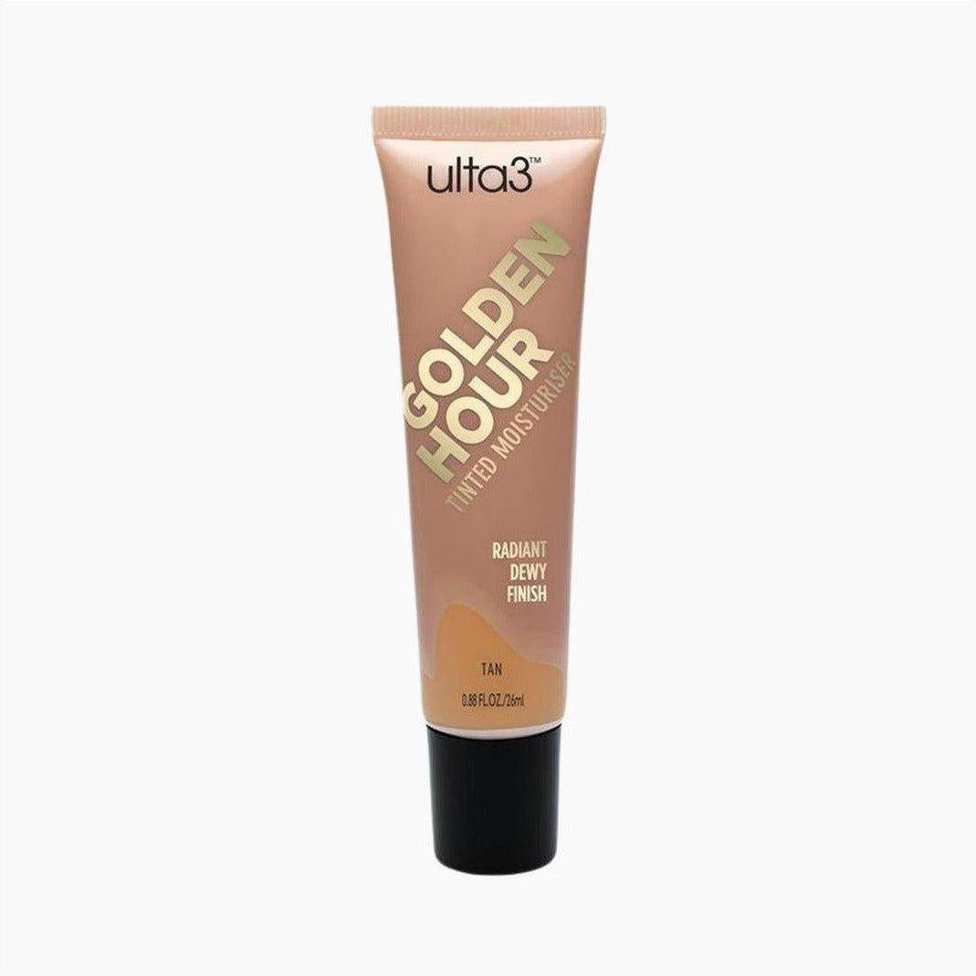 Ulta3 Golden Hour Tinted Moisturiser Radiant Dewy Finish - Tan 26ml