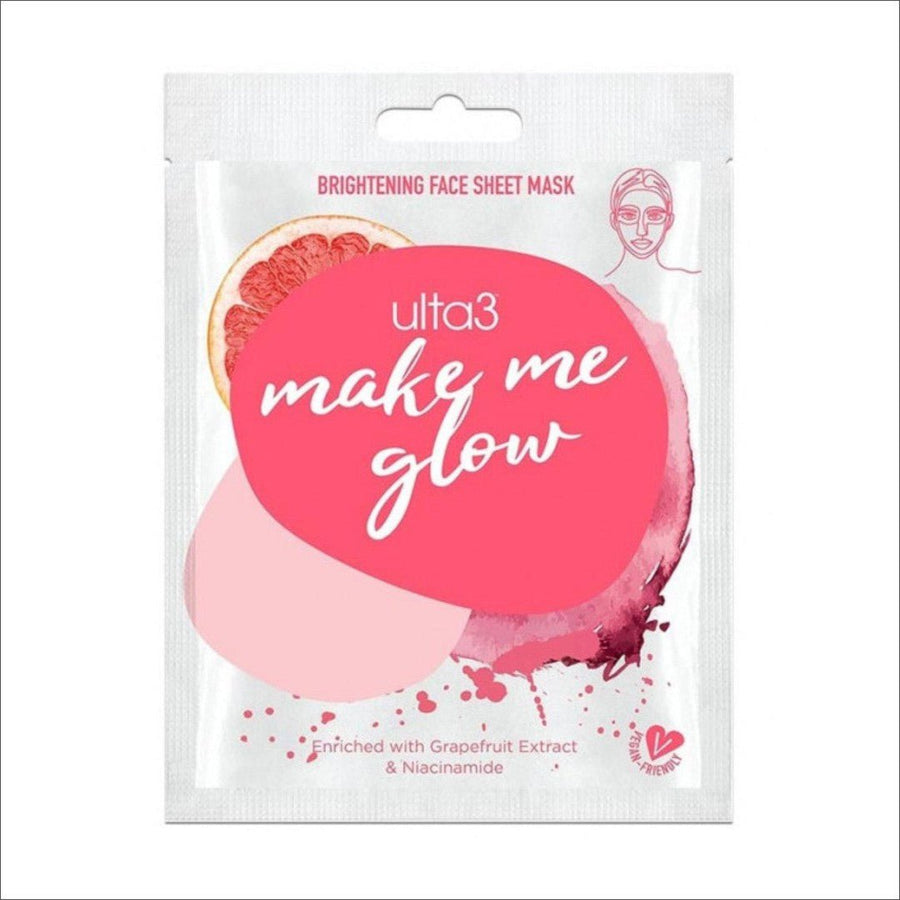 Ulta3 Make Me Glow Face Mask - Cosmetics Fragrance Direct-9329370317855