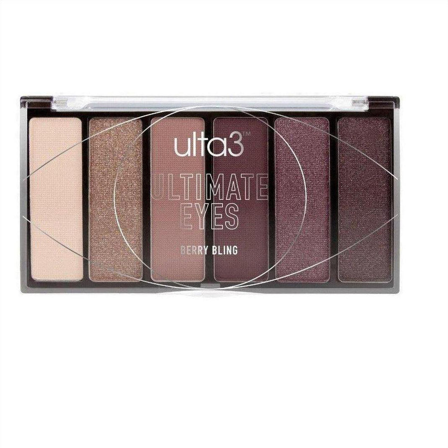Ulta3 Ultimate Eyes Eyeshadow Palette - Berry Bling 6.2g - Cosmetics Fragrance Direct-9329370325157