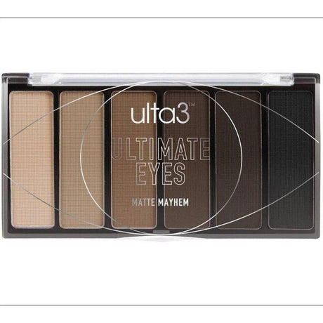 Ulta3 Ultimate Eyeshadow Palette - Matte Mayhem 6.2g - Cosmetics Fragrance Direct-9329370325126