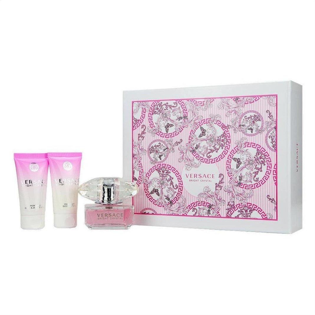 Versace Bright Crystal Eau de Toilette 50ml Gift Set - Cosmetics Fragrance Direct-06589748