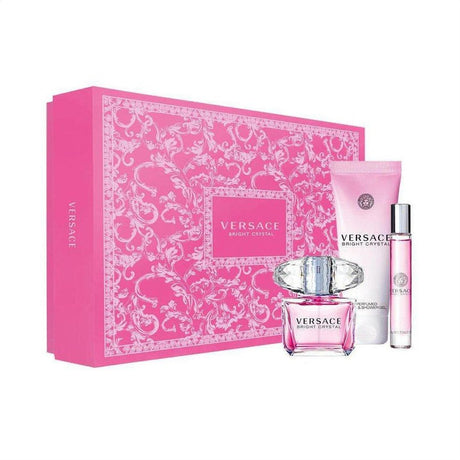 Versace Bright Crystal Eau de Toilette 90ml Gift Set - Cosmetics Fragrance Direct-89155892