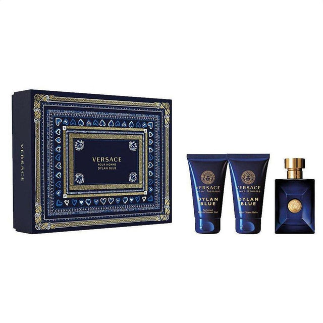 Versace Dylan Blue Pour Homme Eau De Toilette 50ml Gift Set - Cosmetics Fragrance Direct-73464628