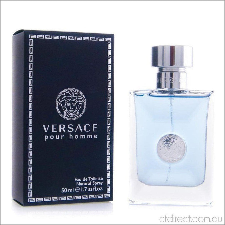 Versace Pour Homme Eau de Toilette Spray 50ml - Cosmetics Fragrance Direct-8011003995950