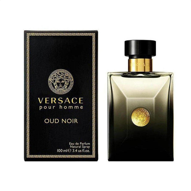 Versace Pour Homme Oud Noir Eau De Parfum 100ml - Cosmetics Fragrance Direct-8011003811274
