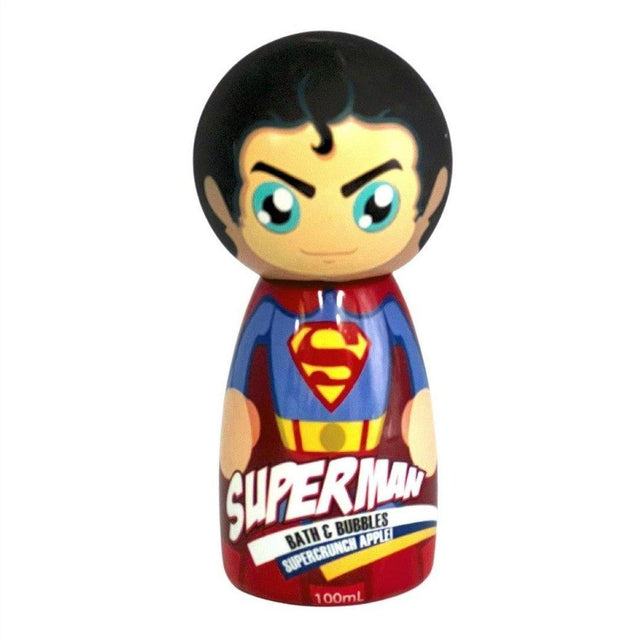 Warner Bros & DC Superman Bath & Bubbles Super Crunch Apple 100ml - Cosmetics Fragrance Direct-9329370174342
