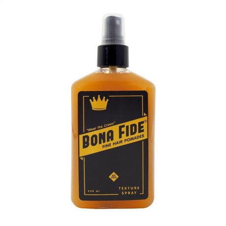 Wear The Crown Bona Fide Fine Hair Pomades Texture Spray 250ml - Cosmetics Fragrance Direct-868981000217