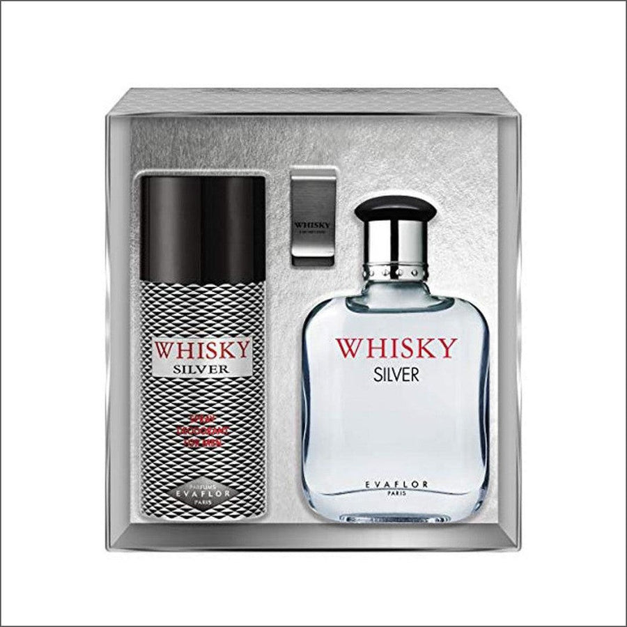 Whisky Fragrance Silver Eau De Toilette 100ml 3 piece Giftset - Cosmetics Fragrance Direct-3509169930014
