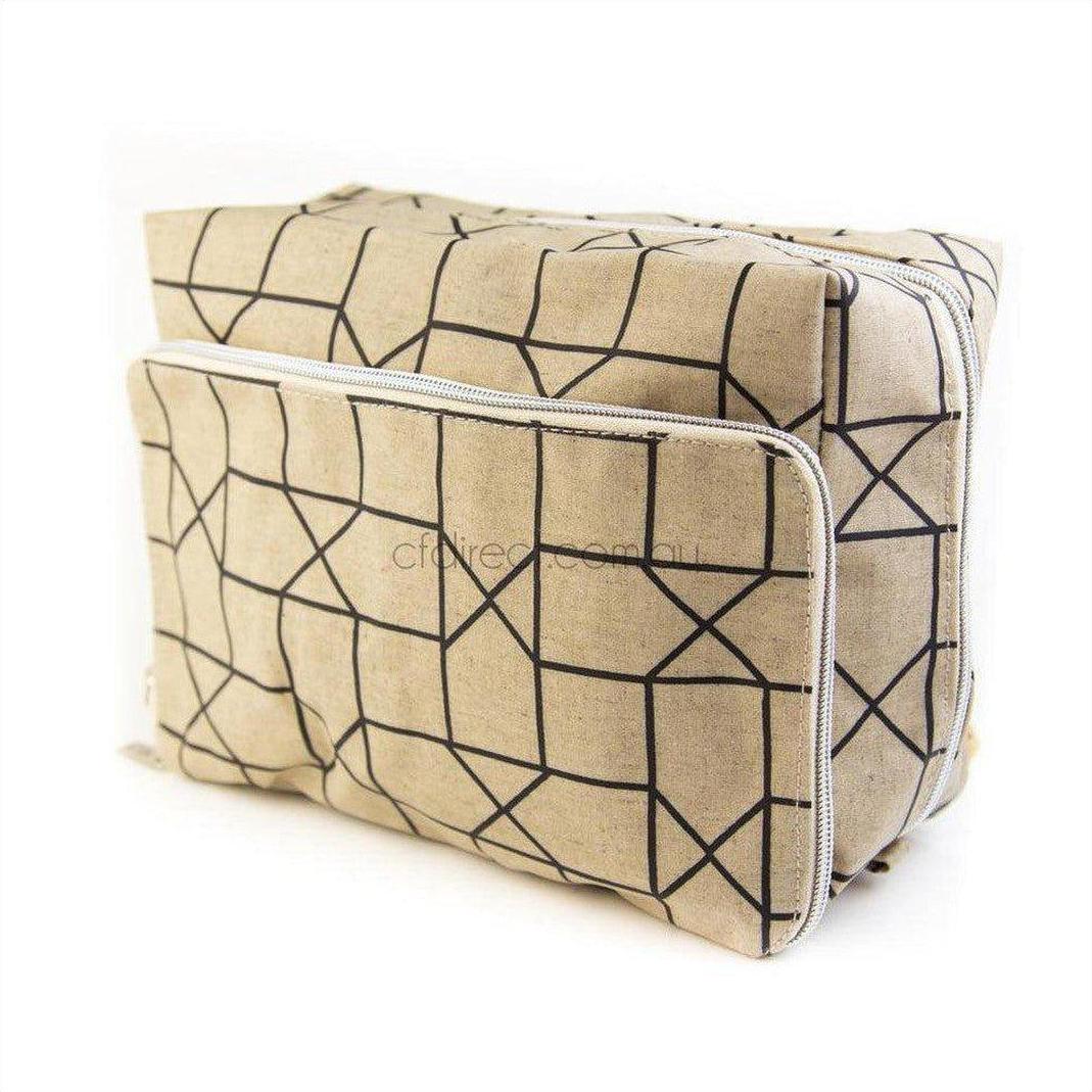 X-Large Wash Bag - Geo Black