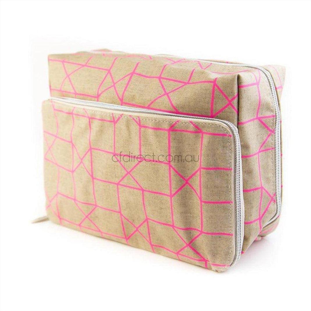X-Large Wash Bag - Geo Pink
