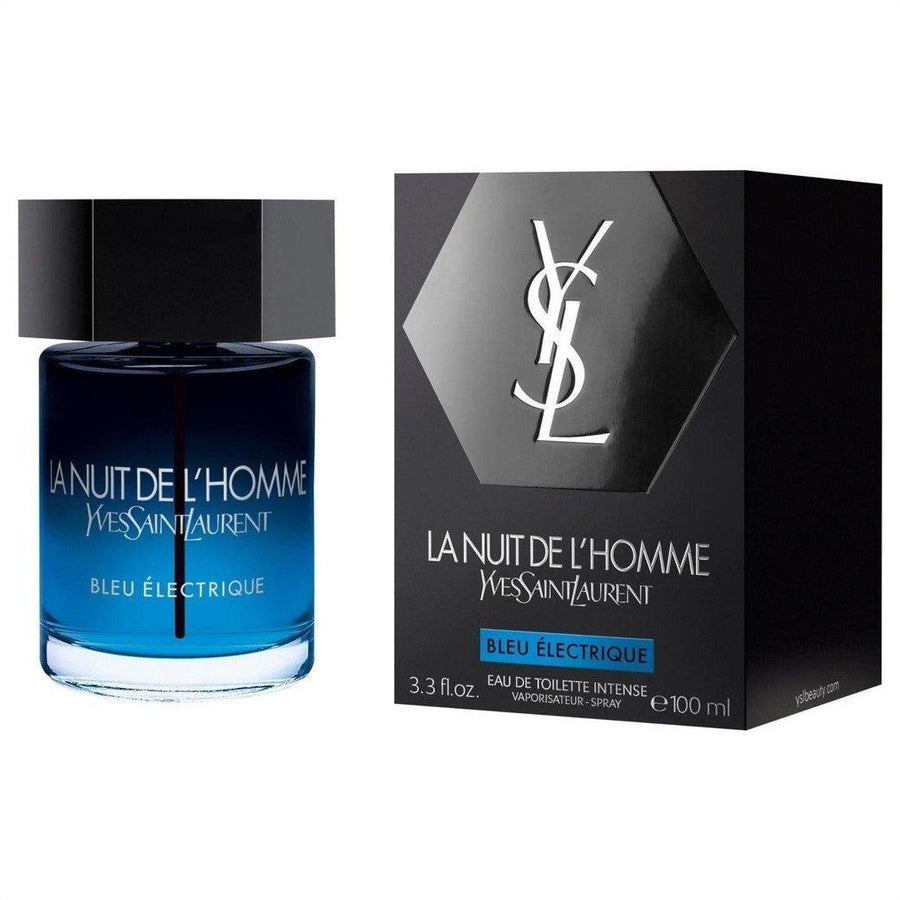 Yves Saint Laurent La Nuit De L'Homme Bleu Electrique Eau De Toilette Intense 100ml - Cosmetics Fragrance Direct-3614273346719