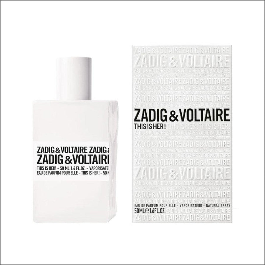 Zadig & Voltaire This Is Her! Eau de Parfum 50ml - Cosmetics Fragrance Direct-15754804